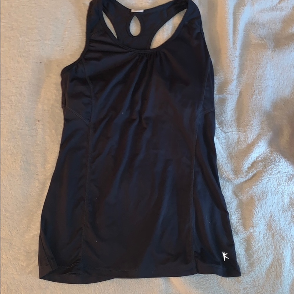 Razor back workout top